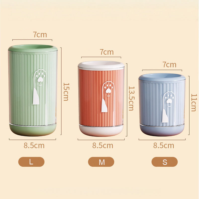 Soft Rubber Dog Paw Cleaner – Easy Foot Wash Cup | Pet Grooming Tool