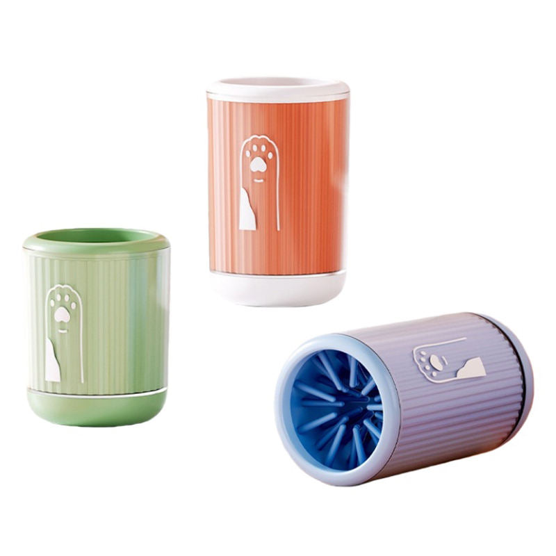 Soft Rubber Dog Paw Cleaner – Easy Foot Wash Cup | Pet Grooming Tool