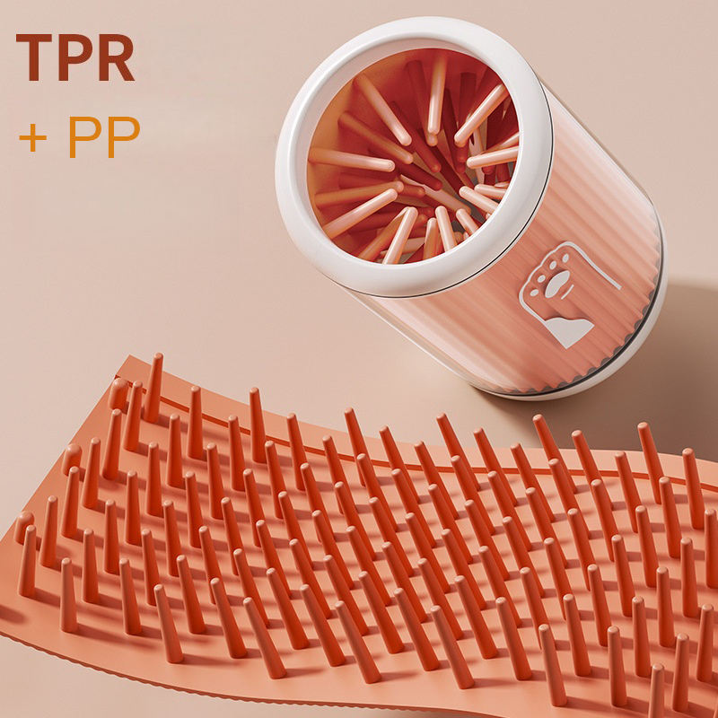 Soft Rubber Dog Paw Cleaner – Easy Foot Wash Cup | Pet Grooming Tool