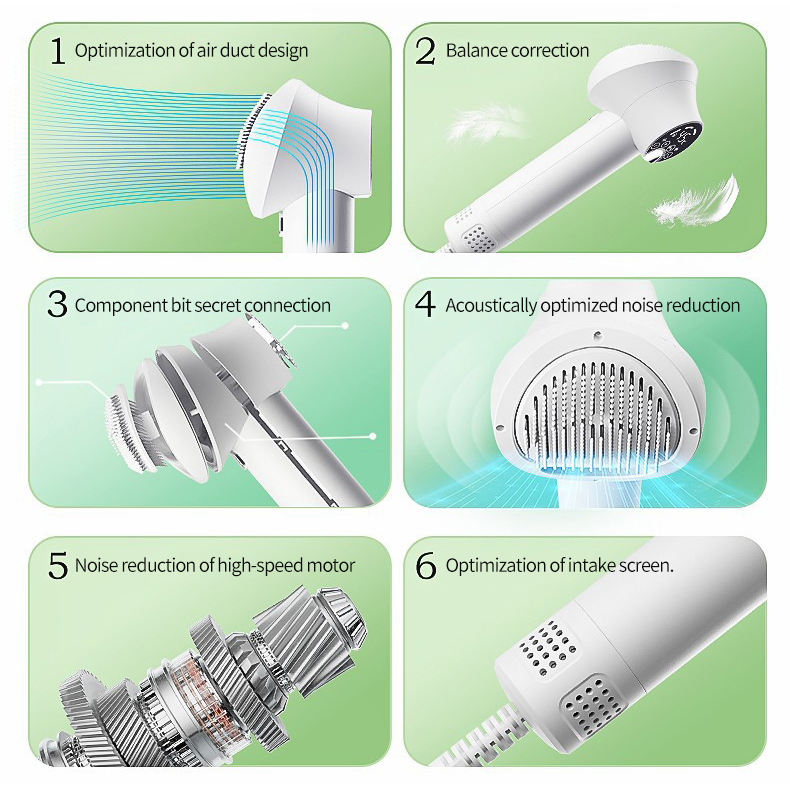 Smart Dog Grooming Dryer – Quiet Portable 2-in-1 Pet Hair Blower