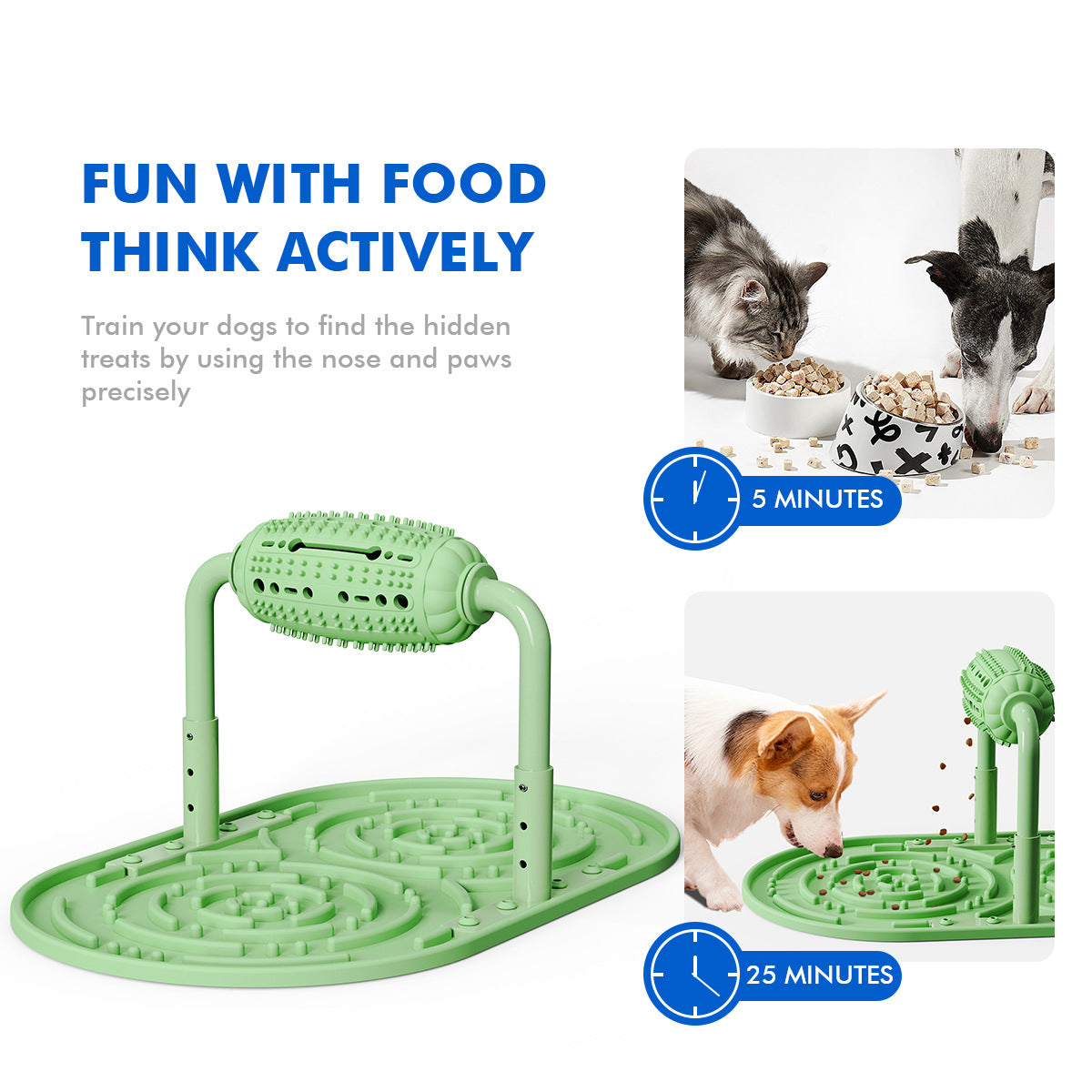 Bite-Resistant Pet Chew Toy – Food Dispensing Slow Feed Trainer