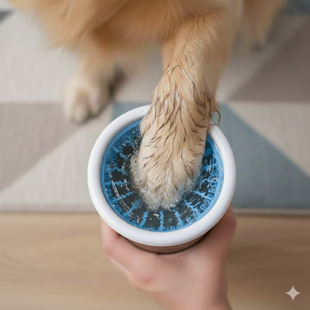 Automatic Dog Paw Cleaner Cup – Electric Mud & Dirt Remover for Dogs