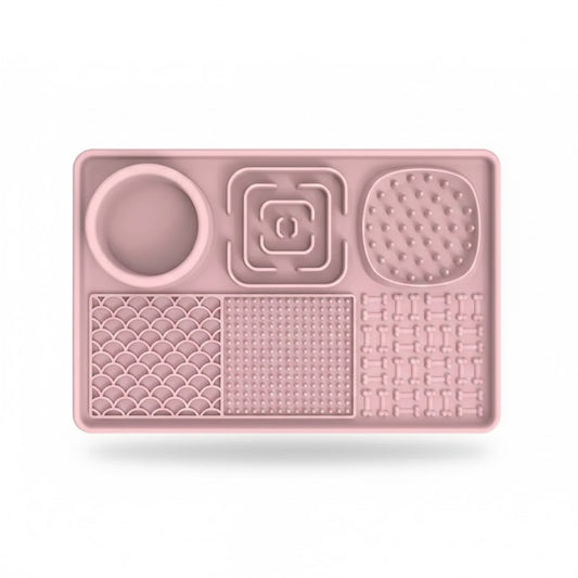Calming Lick Mat for Dogs & Cats – Silicone Slow Feeder with Strong Suction Cups